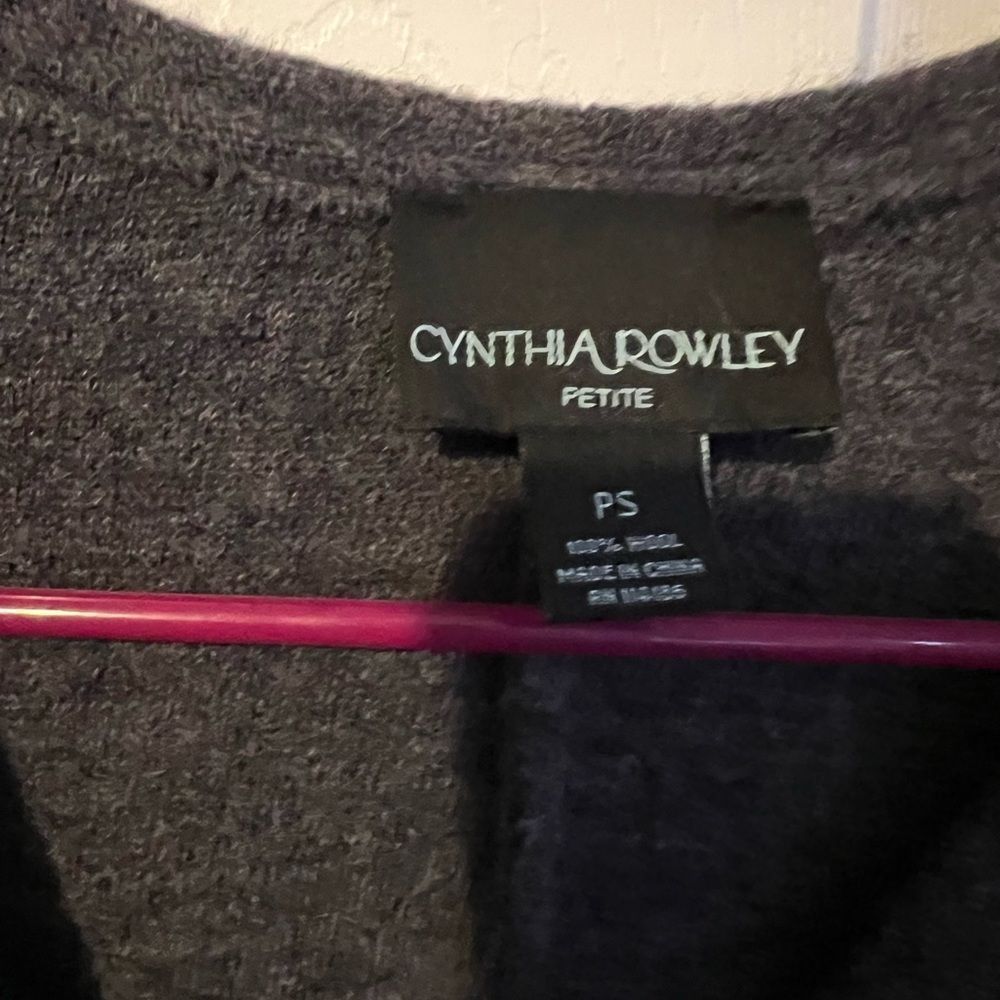 Cynthia Rowley, Gray Wool Swester S : PS - Picture 6 of 6